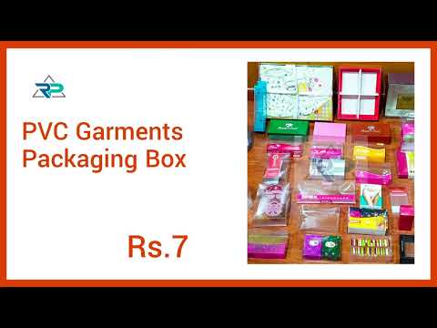 PVC Printed Panties Box for Garments, Textiles, Apparels