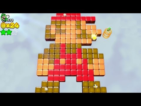 Super Mario 3D World 100% Walkthrough World 5 - All Green Stars & Stamps