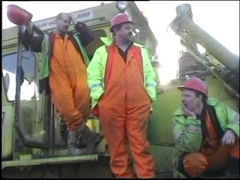 Open Cast mine protests Brynhenllys, Wales February 1997