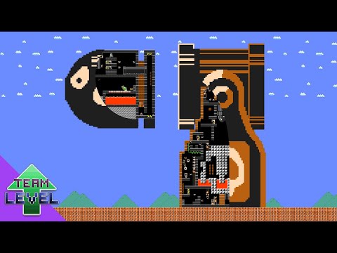Mario vs the giant Bullet Bill Blaster Maze