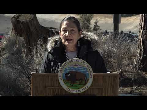 US Interior Secretary Deb Haaland visits Bend