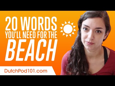 20 Dutch Words You'll Need for the Beach