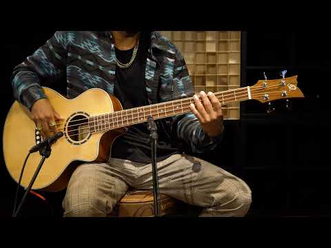 Ortega D7CE-4 Deep Series 7 Spruce Top Medium Scale 4-String Acoustic-Electric Bass Guitar image 20