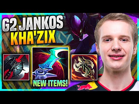 JANKOS KHA'ZIX WITH NEW ITEM ECLIPSE! - G2 Jankos Plays Kha'Zix JUNGLE vs Lee Sin! | Preseason 11