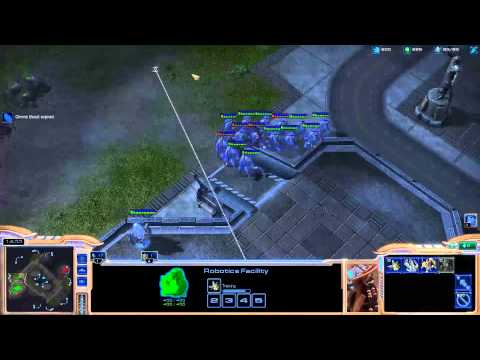 Destiny learning protoss (Minigun on Skype) [Game 8] - Starcraft 2 Ladder