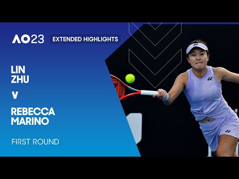 Lin Zhu v Rebecca Marino Extended Highlights | Australian Open 2023 First Round
