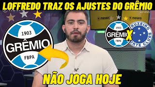 LOFFREDO FALA SOBRE O CRUZEIRO QUE ENFRENTA HOJE O GRÊMIO PELO BRASILEIRÃO