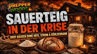 Sauerteig in der Krise: Brot backen ohne Hefe, Strom & Kühlschrank | Prepper Woods