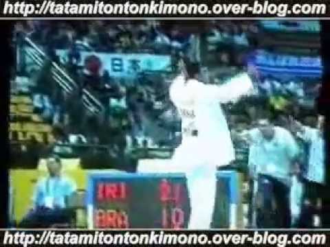 JUDO 2005 World Championships Cairo: Fallah Abbas (IRI) - Luciano Correa (BRA)