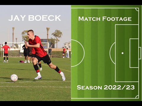 Jay Boeck - Match Footage Highlights Fursan Hispania FC (U18) vs Dubai FC - Season 2022/23
