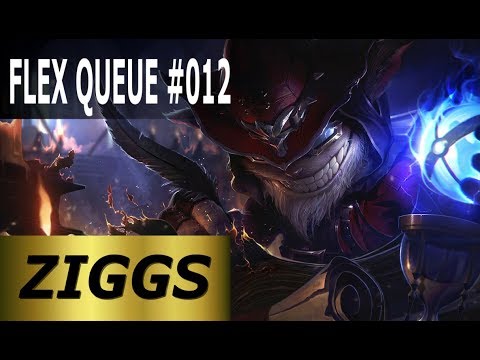 Ziggs Mid - Full League of Legends Gameplay [Deutsch/German] LoL Flex Queue Ranked Game #012