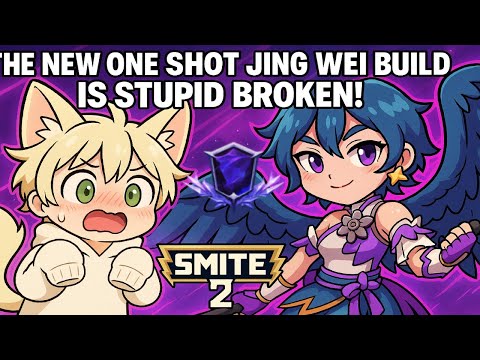 The NEW ONE SHOT Jing Wei Build is STUPID OP?!? - Smite 2 Obsidian Ranked Conquest Gameplay