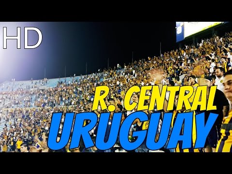 "Rosario Central copando Uruguay" Barra: Los Guerreros • Club: Rosario Central • País: Argentina