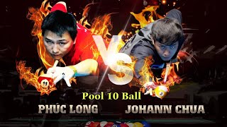 Johann Chua vs Nguyễn Phúc Long | Pool 10 Ball - Đại chiến Kinh điển Việt Nam - Philippin