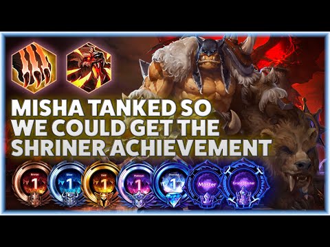 Rexxar Bestial Wrath - MISHA TANKED SO WE COULD GET THE SHRINER ACHIEVEMENT! - B2GM Season 3 2024