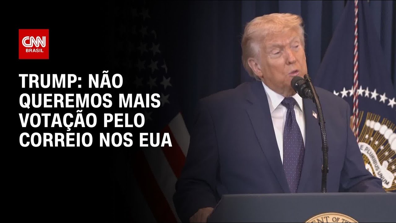 Não queremos mais votação pelo correio nos EUA, diz Donald Trump | HORA H