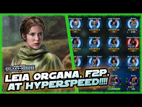 You Will NOT Believe My Progress Free to Play!!!  1.5 Months Playing Star Wars Galaxy of Heroes!!