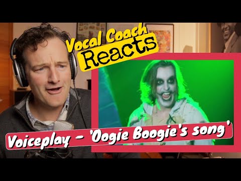 Vocal Coach REACTS - VoicePlay 'Oogie Boogie's Song' (Geoff Castellucci - A Cappella)