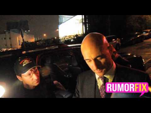 Mark Strong Leaving Chateau