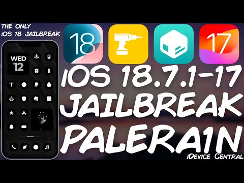 iOS 18.7.1 - 18.0 JAILBREAK Available: New UPDATE RELEASED For PaleRa1n Jailbreak! With TWEAKS!