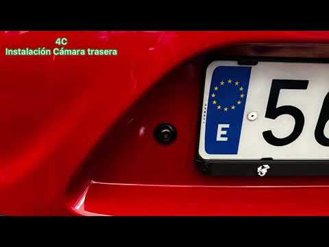 Alfa Romeo 4C. Instalar una cámara trasera en 4C