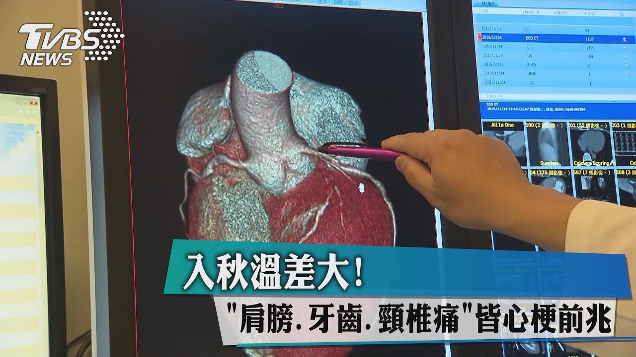 入秋溫差大! 「肩膀、牙齒、頸椎痛」皆心梗前兆
