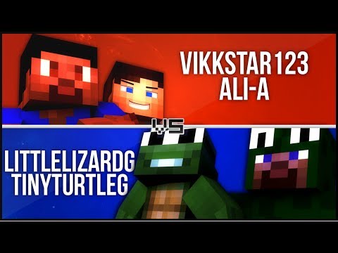 Minecraft PIXELMON Random Box Battle #1 with Vikkstar & AliA vs LittleLizardGaming