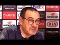 Chelsea 4-3 Slavia Prague (Agg 5-3) - Maurizio Sarri Post Match Press Conference - Europa League