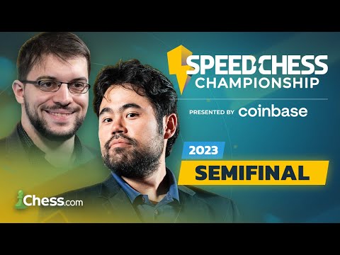 Speed Chess Championship 2023 SF | Hikaru v MVL | 5-Time SCC Champ Eyes Another Final Spot !coinbase