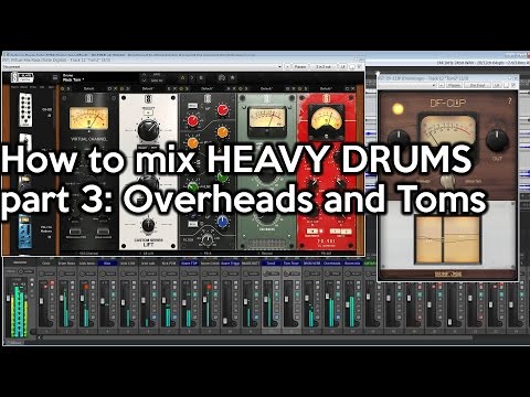 How to Mix Heavy Drums 3 - Overheads and Toms