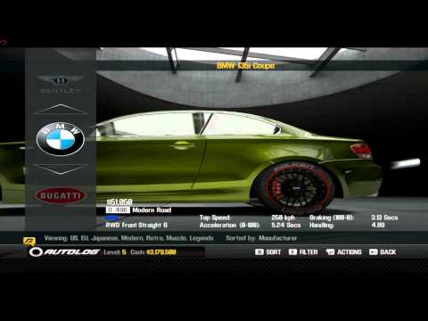 NFS Shift 2 with BMW 135i coupe
