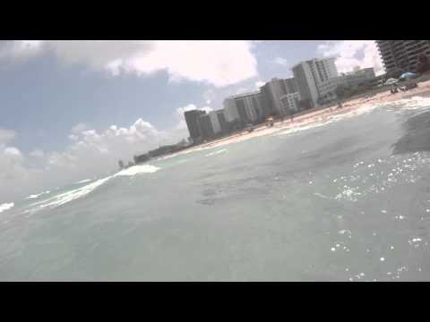 Bodyboarding GOPRO Girl on South Beach - Kenna Kate