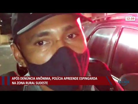 Após denúncia, polícia apreende espingarda na zona rural sudeste em Teresina 11 06 2021