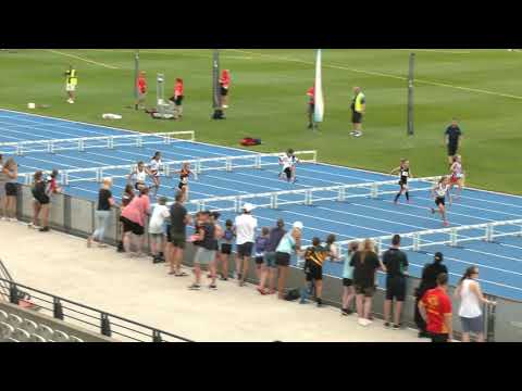 Girls Under 9 60m Hurdles H5 - 2020 State Combined Events Championships // LAVicTV