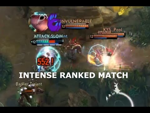 INTENSE RANKED MATCH! Vainglory 5v5