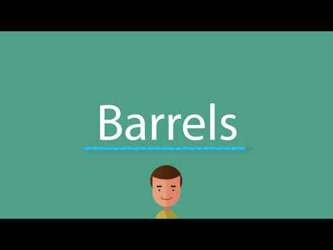 Barrels pronunciation