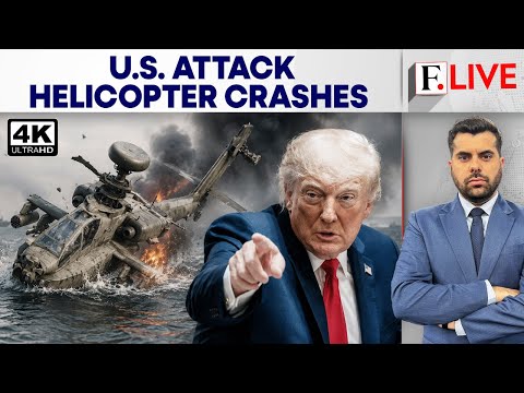 Trump Reacts as US Apache Helicopter Goes Down In Hormuz Amid Iran War Losses | Firstpost Live | 4K