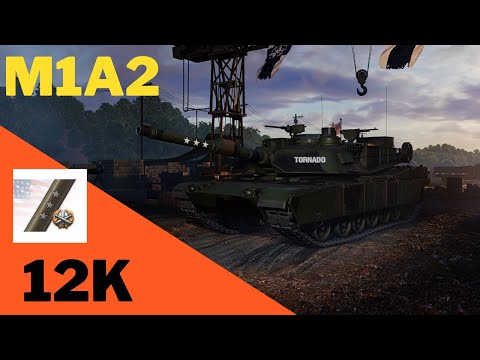 Wot console M1A2 ABRAMS  12K 4 Kills 3 Marks of Excellence