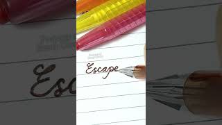 Escape #lettering #calligraphy #handwriting