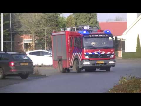 PRIO 1 TS 10-5832 Brandweer Stedebroec Met Spoed Naar Een Gaslekkage In Venhuizen