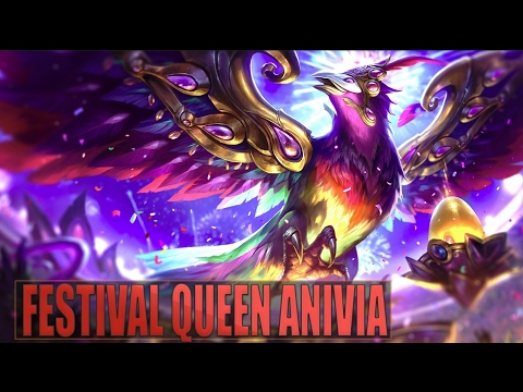 FESTIVAL QUEEN ANIVIA Skin Spotlight - League of Legends