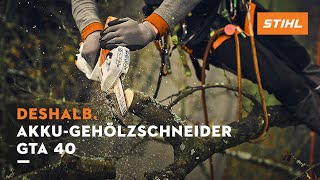 Akumulátorová reťazová píla STIHL GTA 40 stroj