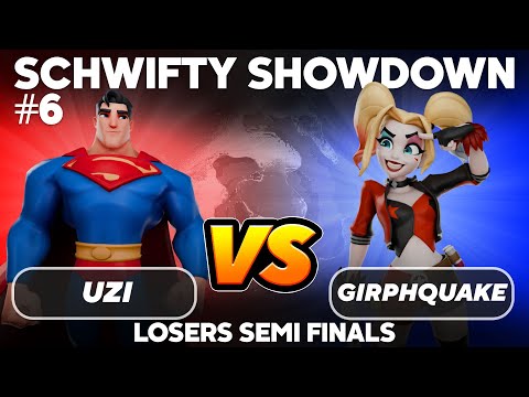 Schwifty Showdown #6 LOSERS SEMIS Girphquake (Harley) vs Uzi (Superman) MultiVersus