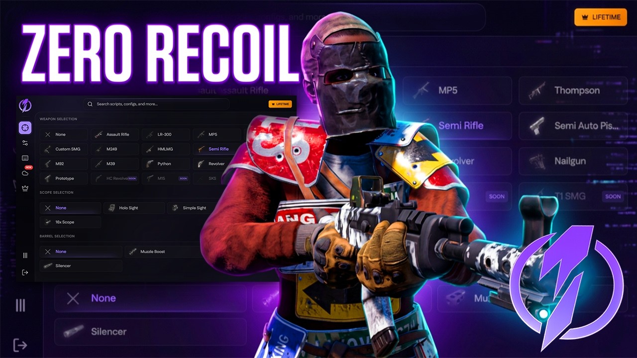 Best No Recoil Scripts for Rust - Rust Script/Macro 2026