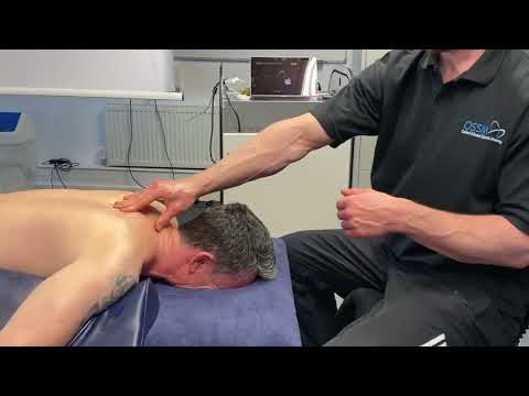 Deep tissue massage techniques for upper trapezius
