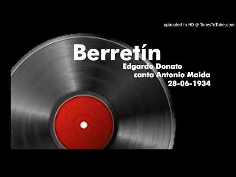 Today's Tango Is... Berretín (II) - Edgardo Donato 28-06-1934