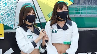 スーパーGT2021 第2戦 富士㊲ 兎咲香(@tomasuzu14)さん 熊林保奈美(@honyaaa)さん 2021埼玉トヨペットGreen Braveサポーターズ 美人レースクイーン