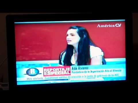Ada Alvarez con Rubén Sanchez en América CV sobre violencia en el noviazgo