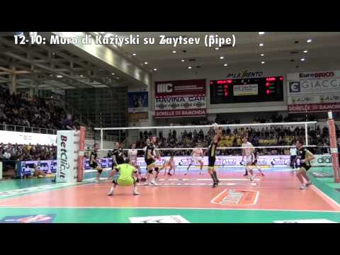Itas Diatec - M. Roma Volley 3-1, highlight