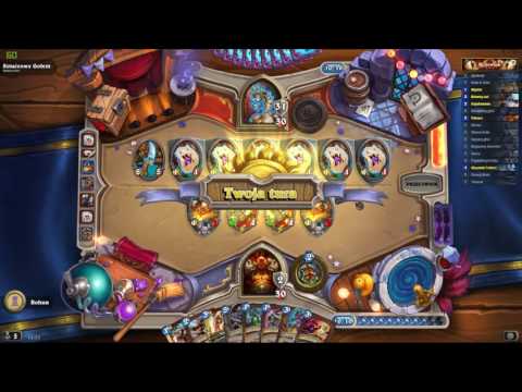 Hearthstone Silverware Golem Heroic | Easy win |